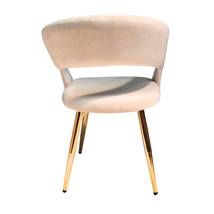 Sitial Sillón Siena Beige | Comodidad y Resistencia en Terciopelo