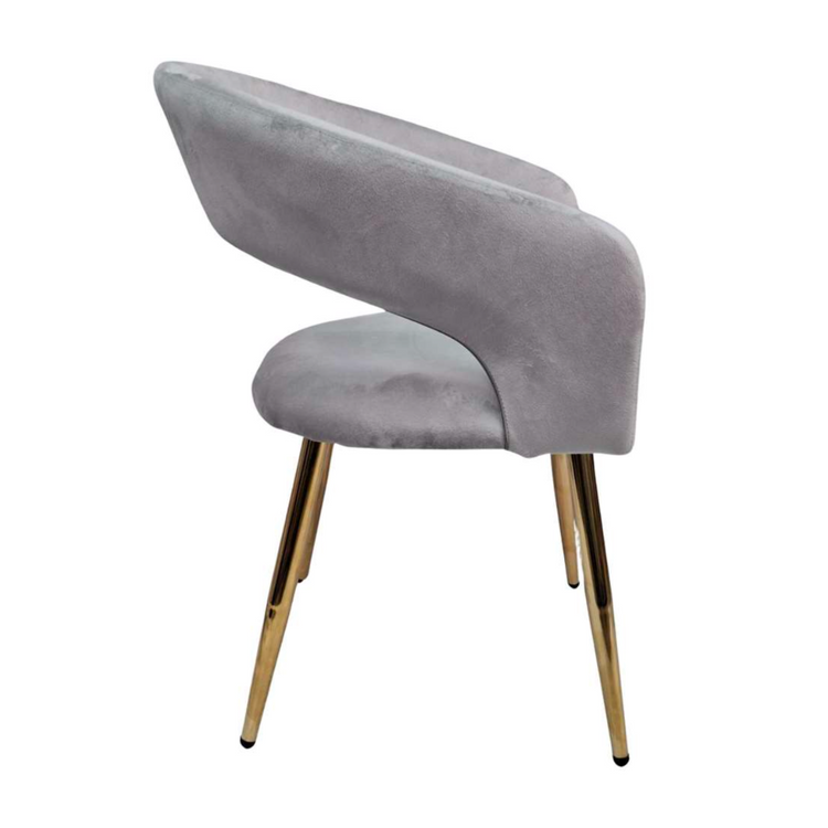 Sitial Sillón Siena Gris | Comodidad y Resistencia en Terciopelo