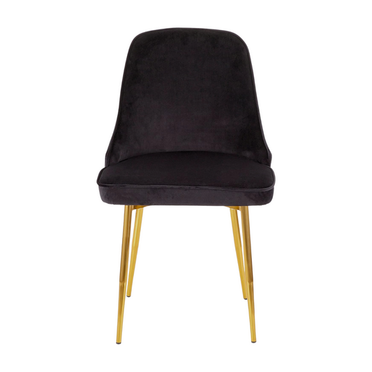 Sitial Paris Negro | Terciopelo | Elegancia y Confort