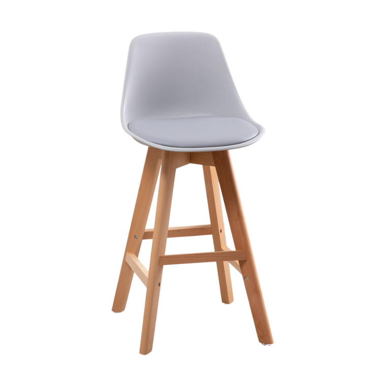 Taburete Bar Tulip Gris 75 cm | Diseño Moderno