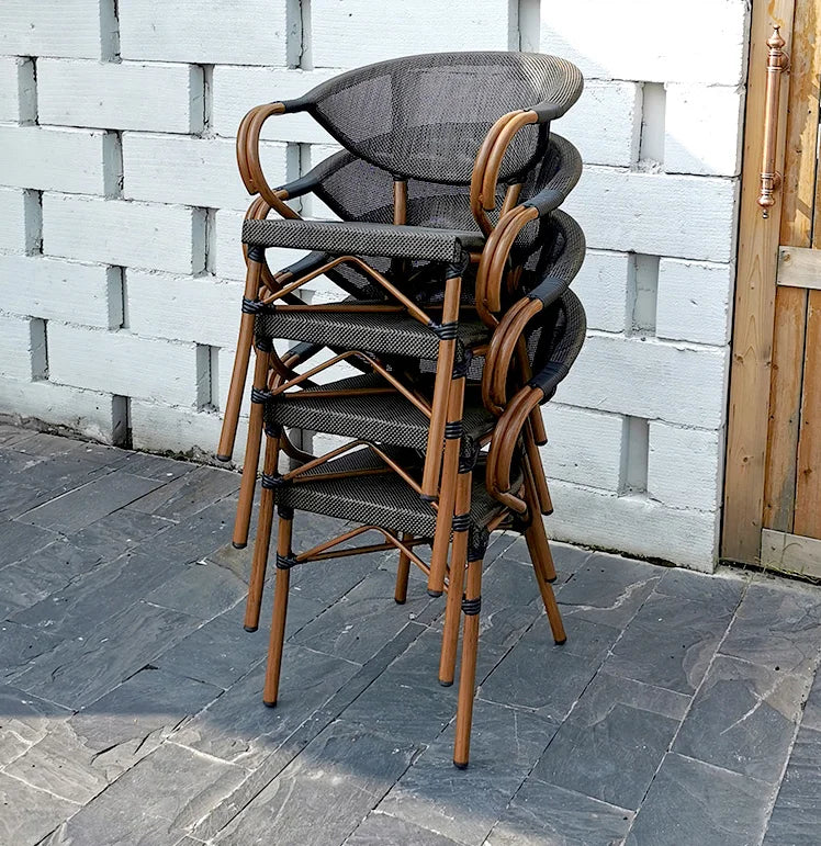 Silla Parisina Lyon Café | Reposabrazos | Resistencia al Aire Libre