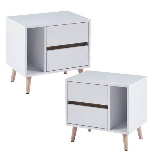 Pack 2 Veladores Dakota Moderno | Minimalista y Funcional