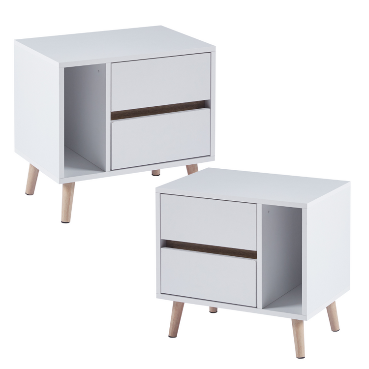 Pack 2 Veladores Dakota Moderno | Minimalista y Funcional