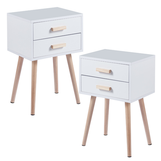 Pack 2 Veladores Gael | Elegancia y funcionalidad