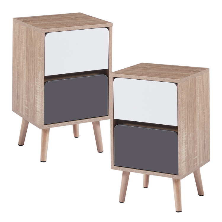 Pack 2 Veladores Margot | Diseño Nórdico Minimalista