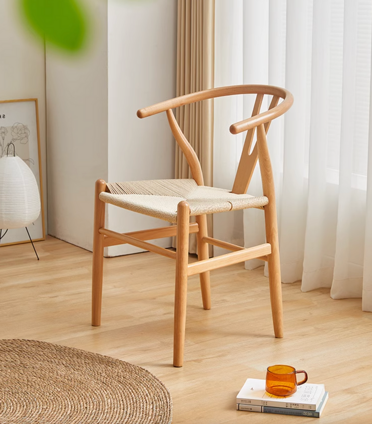 Pack 2 Silla Wishbone Nórdica | Madera Natural