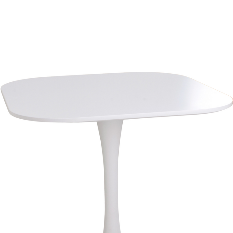 Mesa Tulip Cuadrada Blanca| Moderna y Elegante