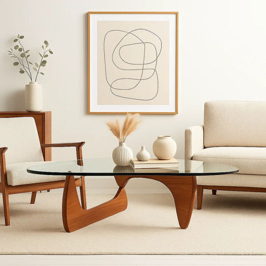 Mesa de Centro Lemont | Madera & Vidrio