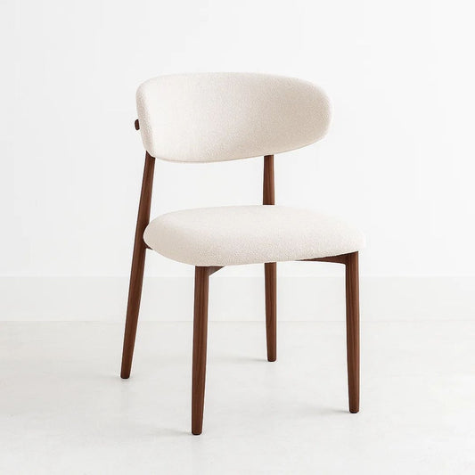 Silla Melfort Beige | Metal y Tela