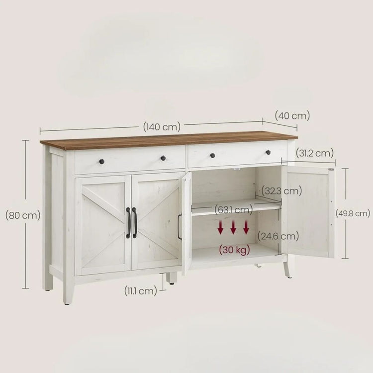 Mueble Buffet Castellar | Estilo Rústico