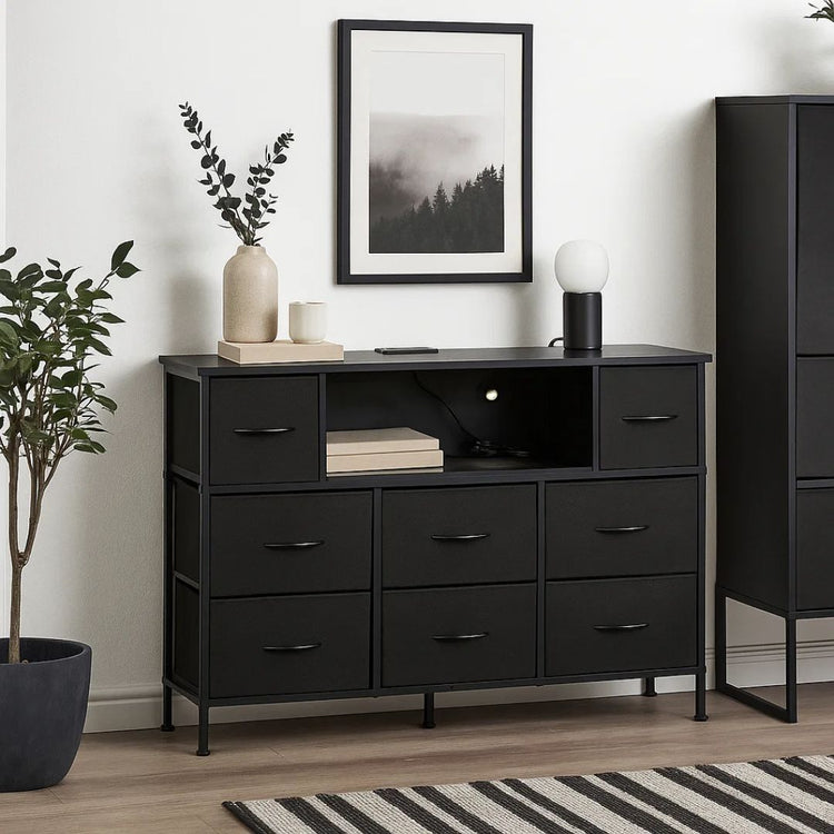 Mueble Organizador Belmón Negro
