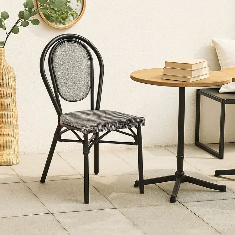 Silla Parisina Ador Gris | Rattan Metal