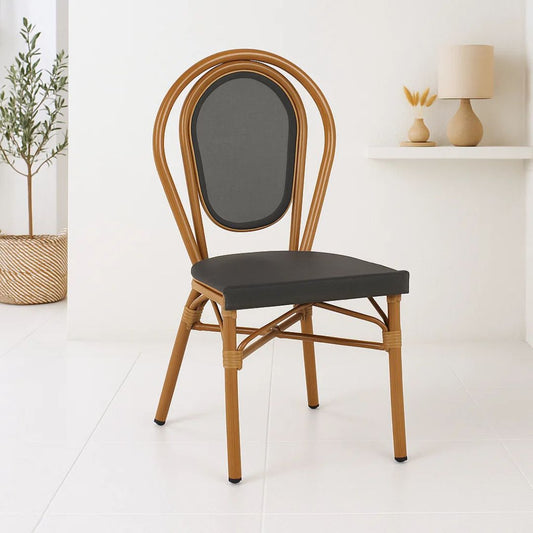 Silla Parisina Montello Gris | Rattan Metal