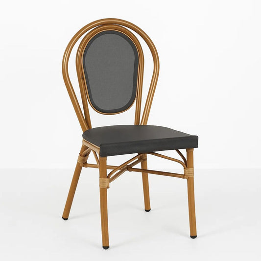 Silla Parisina Montello Gris | Rattan Metal