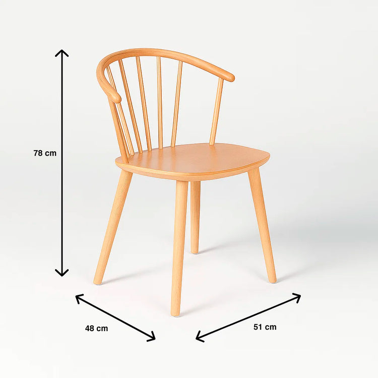 Silla Georgia | Madera Natural