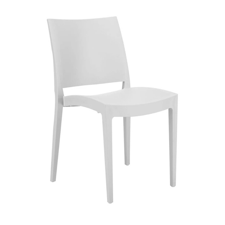 Silla Lagoon: Diseño Minimalista y Apilable