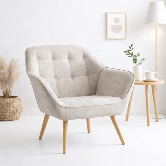 Poltrona Nelson | Lino Beige