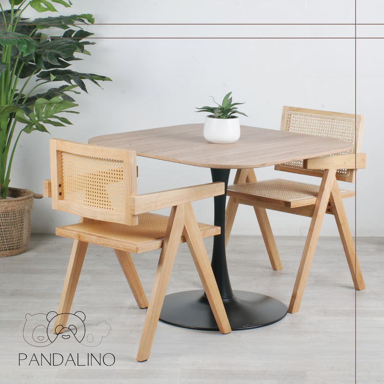 Pack 2 Butacas Sitial Capitol | Ratan Natural | Diseño Clásico