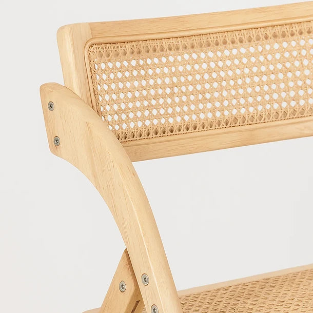 Silla Plegable Alcova | Madera Rattan Natural