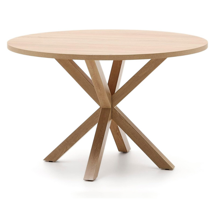 Mesa Redonda Equiz Wood 120cm | Comedor u Oficina