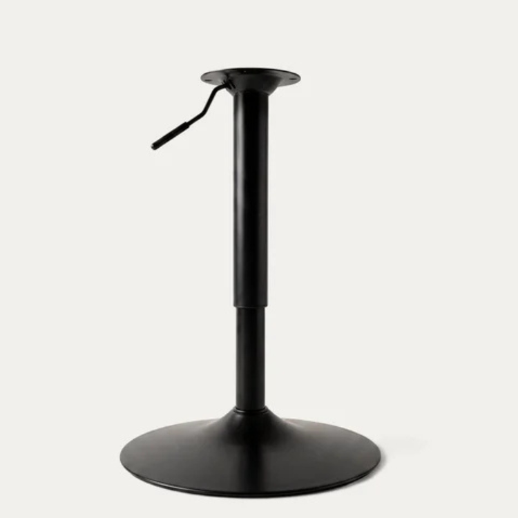 Mesa Bar Redonda Yapp 60cm | Altura Regulable | Madera Clara