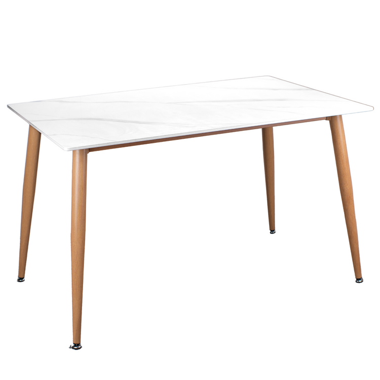 Mesa Rectangular Nevada 140x80 Blanco | Diseño Minimalista |