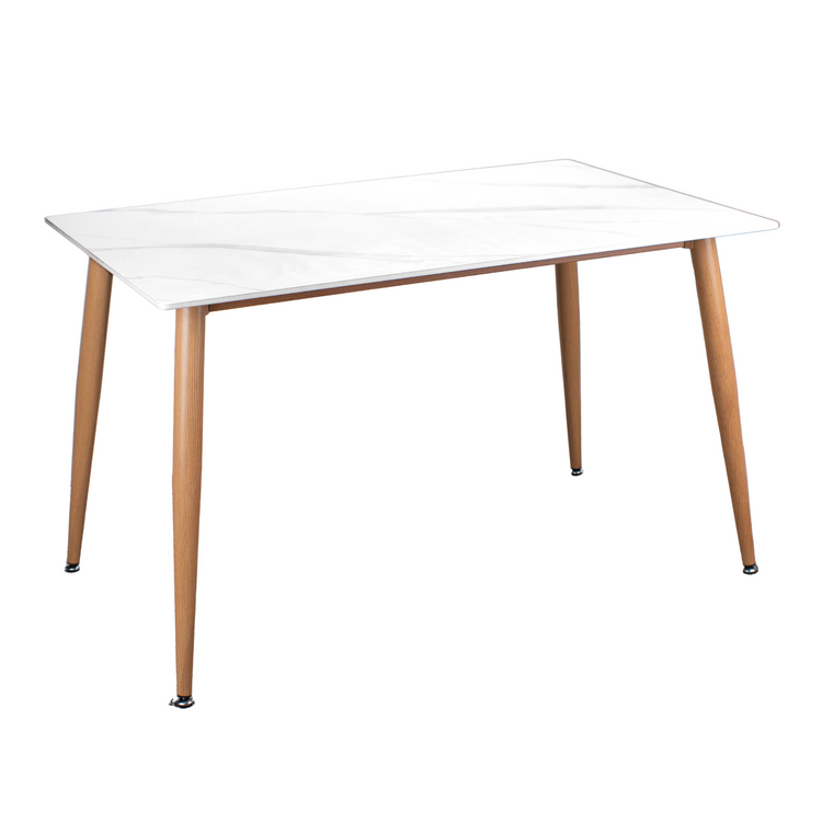 Mesa Rectangular Nevada 120x80 Blanco | Diseño Minimalista |