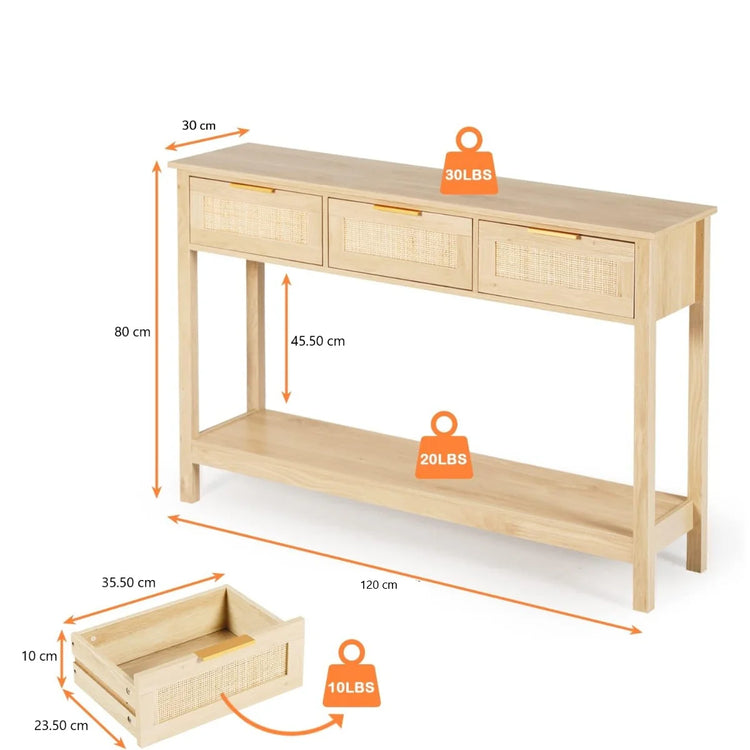 Mueble Recibidor Arrimo Lazzo | Mueble de Entrada con Cajones
