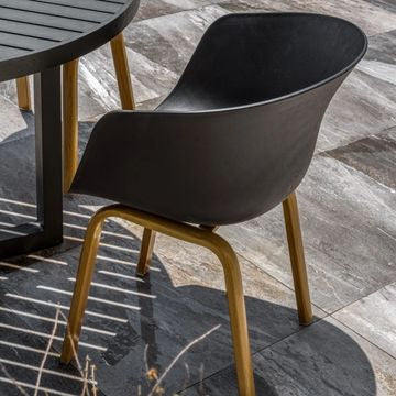 Pack 4 Butacas Sitiales Negras Casper | Máxima Resistencia