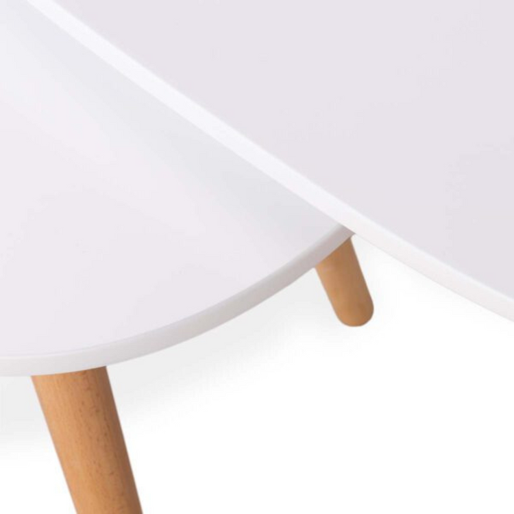 Set 2 Mesas Nido Trina | Diseño Nórdico | Multiuso