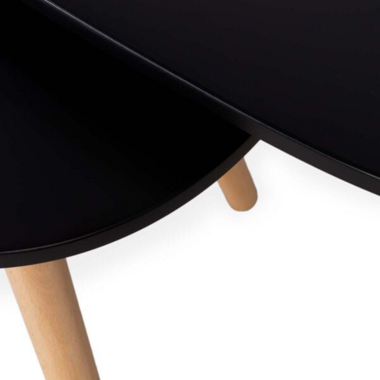 Set 2 Mesas Nido Trina | Diseño Nórdico | Multiuso