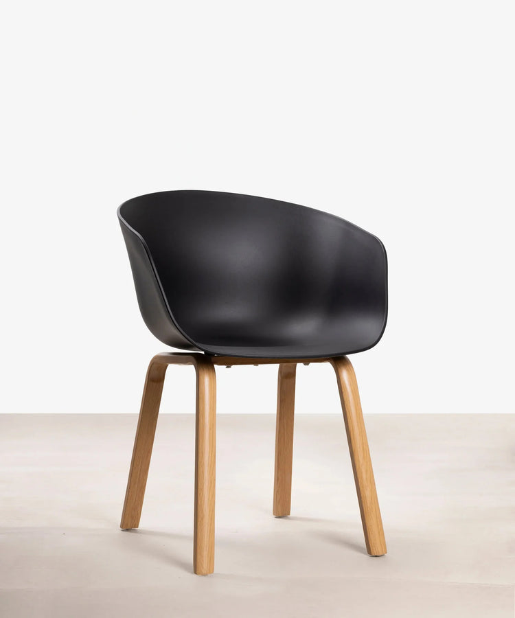 Pack 4 Butacas Sitiales Negras Casper | Máxima Resistencia