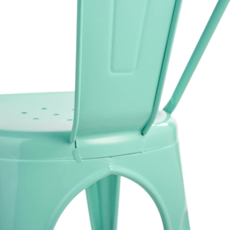 Sillas Tolix Acero Menta | Resistente para Exterior e Interior