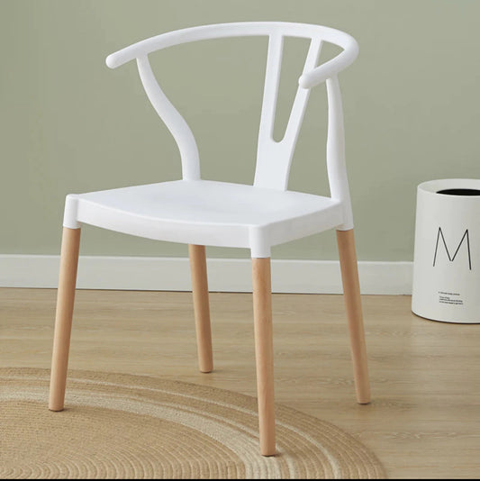 Pack 4 Sillas Wishbone Blancas | Modernas y Resistentes