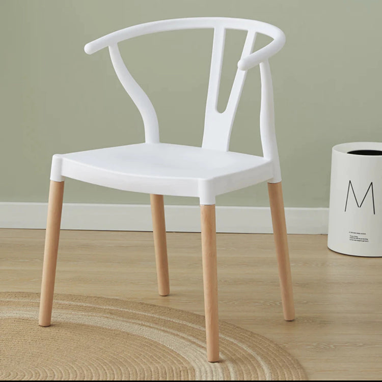 Pack 4 Sillas Wishbone Blancas | Modernas y Resistentes