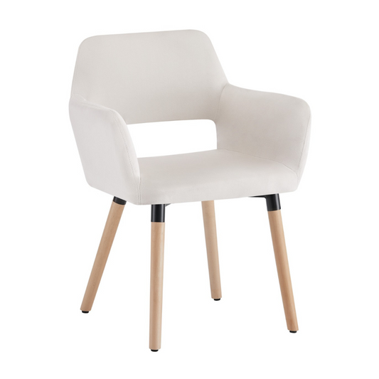 Pack 2 Sitial Boston Terciopelo Beige