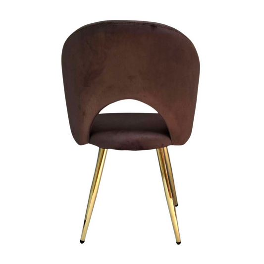 Sitial Delia Café | Terciopelo | Elegancia y Confort