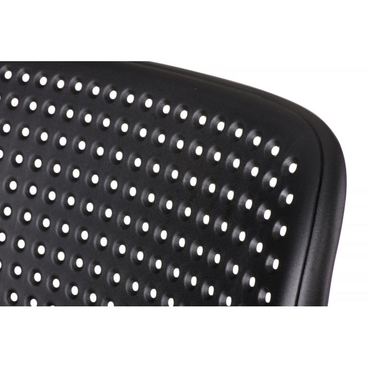 Silla Bora Bristro Negra | Diseño Apilable