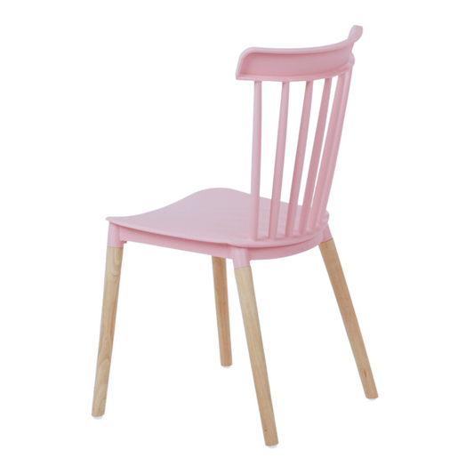 Silla Windsor Rosada | Diseño Clásico & Cómodo