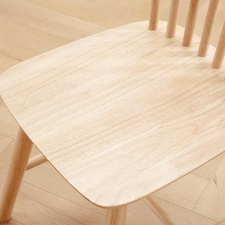Pack 4 Silla Windsor | Madera Natural | Moderna y Duradera