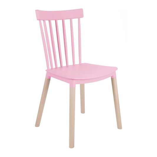 Silla Windsor Rosada | Diseño Clásico & Cómodo