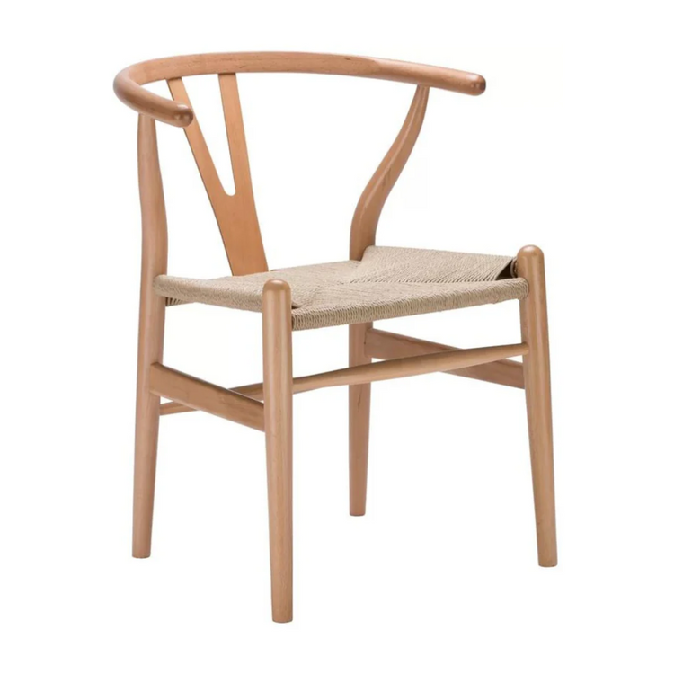 Pack 2 Silla Wishbone Nórdica | Madera Natural
