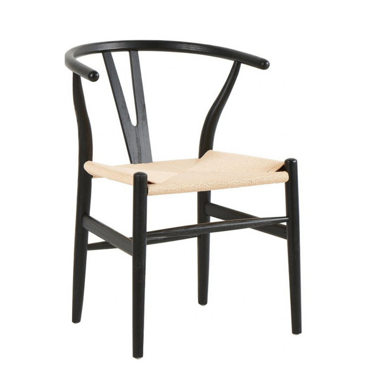 Pack 2 Silla Wishbone Nórdica | Madera | Natural & Negro