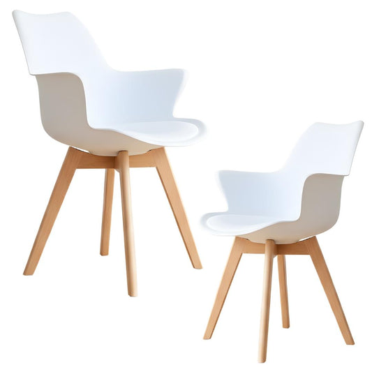 Pack 2 Butaca Rachell Blanca | Ergonómia &  Elegancia