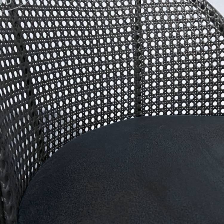 Pack 2 taburete Bar Carolla Negro 62 cm | Asiento Giratorio 360°
