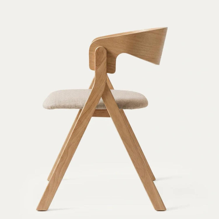 Silla Charley Wood | Madera & Tela