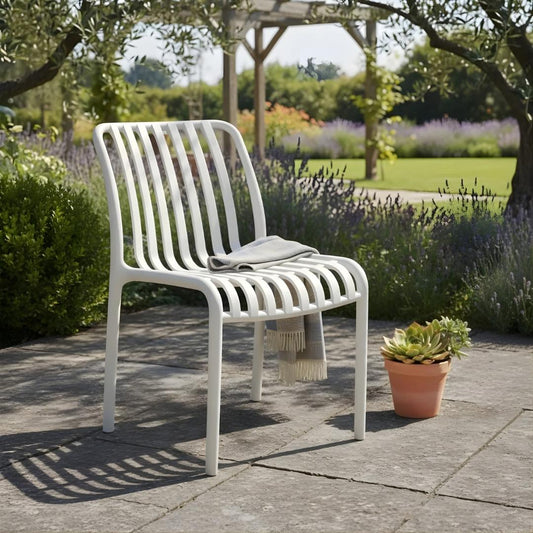 Silla Francis Blanco | Ideal Terraza y Interior