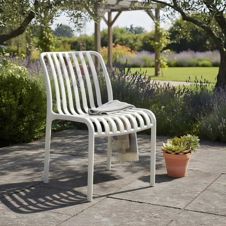 Silla Francis Blanco | Ideal Terraza y Interior