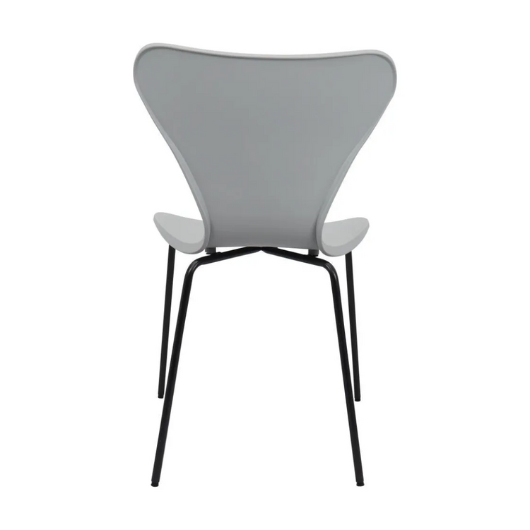 Pack 4 Silla Fritz Gris | Moderno y Resistente
