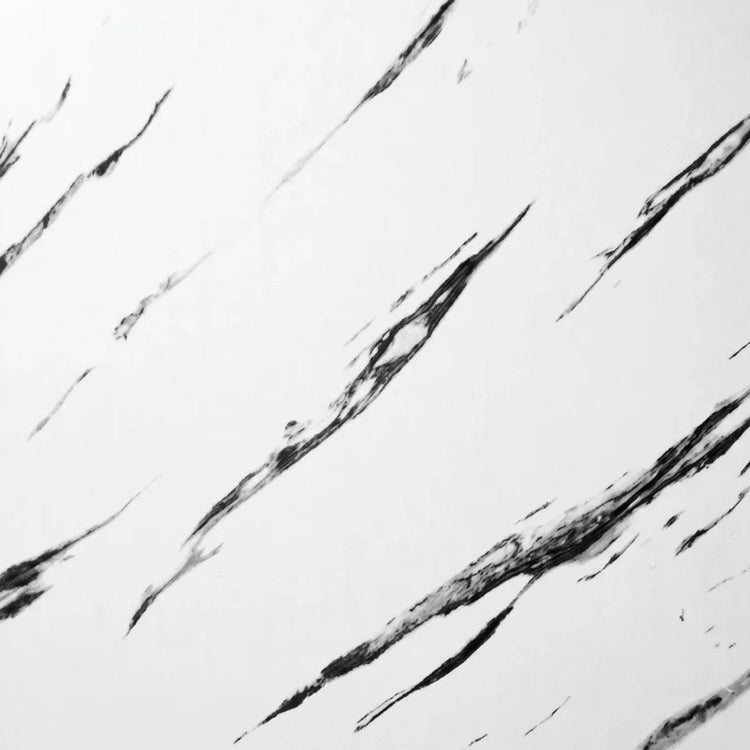 Mesa Cuadrada Roma Blanco 70x70cm | Efecto Mármol